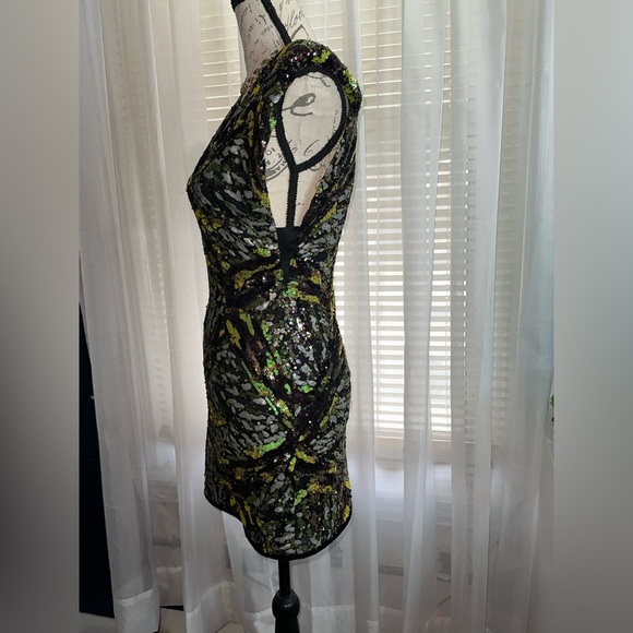 Zara Multicolor Limited Edition Sequin Mini Dress - Picture 5 of 10